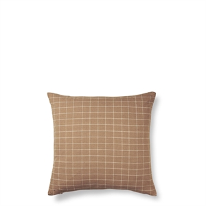 Ferm Living Brown Cotton Pude Check