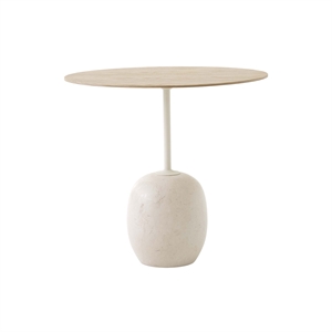 &Tradition Lato LN9 Sofabord Lakeret Eg/Crema Diva Marmor