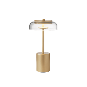 Nuura Blossi Transportabel Lampe Mini Nordisk Guld/Klar