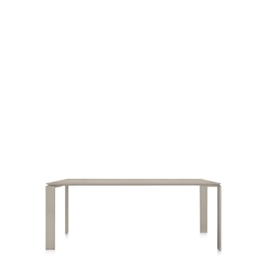 Kartell FOUR Fenix Soft-Touch Spisebord 158x79 Beige