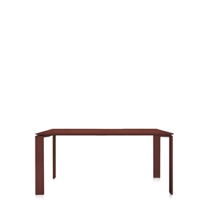 Kartell FOUR Fenix Soft-Touch Spisebord 158x79 Burgundy