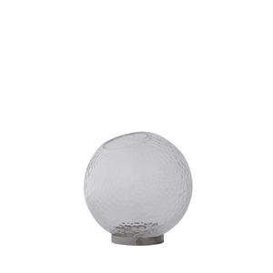 AYTM GLOBE BUBBLES Vase Ø21 Klar/Sølv