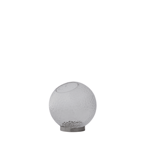 AYTM GLOBE BUBBLES Vase Ø17 Klar/Sølv