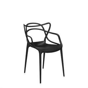 Kartell MASTERS Havestol 4-stk Sort