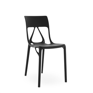 Kartell A.I. LITE Spiseborddstol Sort