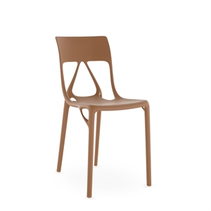 Kartell A.I. LITE Spiseborddstol Brun