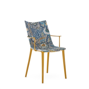 Kartell H.H.H. Spisebordsstol Sennenpsgul/Ink-Ochre
