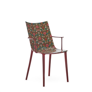 Kartell H.H.H. Spisebordsstol Burgundy/Lacquer