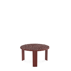 Kartell T-TABLE Sidebord Lille Burgundy