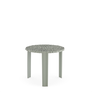 Kartell T-TABLE Sidebord Stor Grøn/Pewter