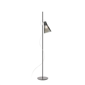Kartell K-LUX Gulvlampe Røget Grå/Sort