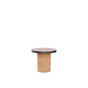 Frama Sintra Sidebord/Sofabord Lille Sort Marmor/Kork