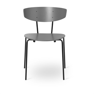 Ferm Living Herman Spisebordsstol Sort/Varm Grå