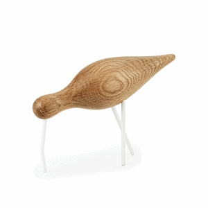 Normann Copenhagen Shorebird Egetræ Hvid Stor