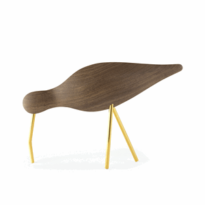 Normann Copenhagen Shorebird Valnød Messing Stor