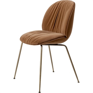 Gubi Beetle Soft Spisebordsstol Antik Messing/Sunday/Dedar 112