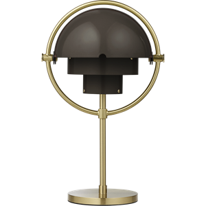 Gubi Multi-Lite Limited Edition Transportabel Lampe Mocca Brown/Messing