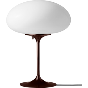Gubi Stemlite Bordlampe H42 Sort Rød/Opal