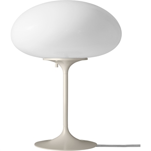 Gubi Stemlite Bordlampe H42 Pebble Grey/Opal