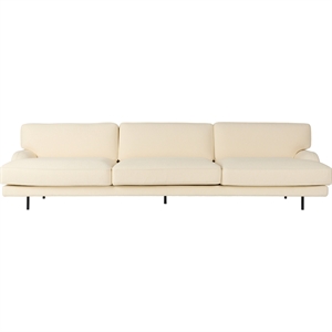 Gubi Flaneur 3-Personers Sofa Sort/Bouclé 001