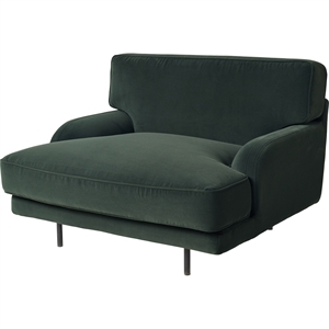 Gubi Flaneur Lænestol Sort/Asator 0984