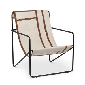Ferm Living Desert Lænestol Sort/Shape
