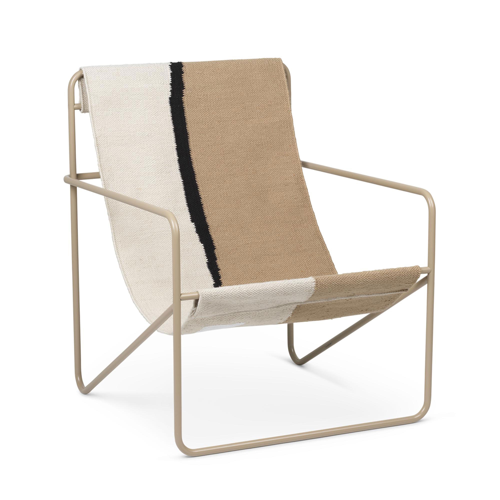 Ferm Living Desert Lounge Chair - Cashmere/Soil