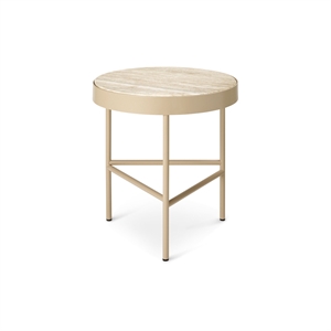 Ferm Living Travertine Sofabord Mellem Cashmere