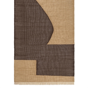 Ferm Living Forene Gulvtæppe 140x200 Tan/Chokolade