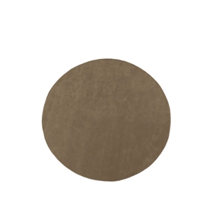 Ferm Living Stille Tufted Gulvtæppe Ø240 Ash Brown