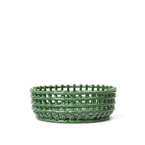 Ferm Living Ceramic Skål Emerald Green