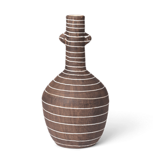 Ferm Living Brura Vase Coffee/Hvid