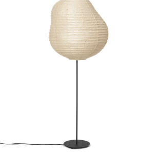 Ferm Living Kurbis Gulvlampe Høj Natural/Sort