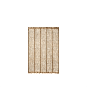 Ferm Living Athens Stripes Gulvtæppe 140x200 Natural/Off White