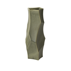 Ferm Living Cueva Vase H37 Dark Sage