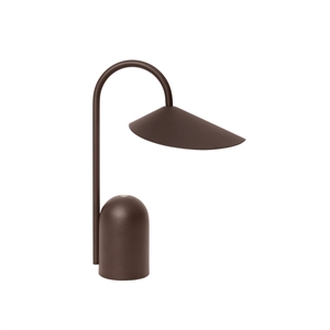 Ferm Living Arum Transportabel Lampe Dark Chocolate