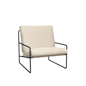 Ferm Living Desert 1-Seater Sofa Bouclé/Sort/Off White