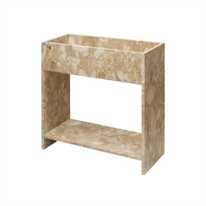 Ferm Living Stone Plantekasse Med Hylde Sand