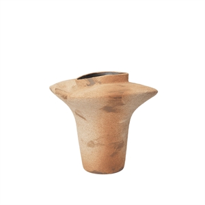 Ferm Living Evio Vase H35 Burnt Umber