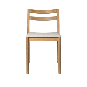 Ferm Living Boda Spisebordsstol Staple/Natural Eg/Off White