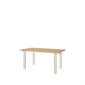 Ferm Living Atura Spisebord 160x90 Light Cashmere/Egfinér