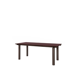 Ferm Living Atura Spisebord 200x90 Dark Chocolate/Burgundy
