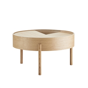 Woud Arc Coffee Table 380x890 Hvid 