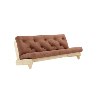 Karup Fresh Sofa Klarlakeret Fyrretræ/759 Clay Brown