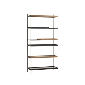 Woud Tray Configuration 18 Hyldesystem Høj Sort/Valnød