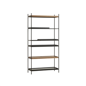 Woud Tray Configuration 19 Hyldesystem Høj Sort/Valnød