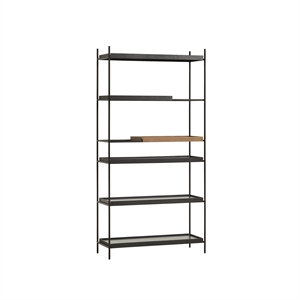 Woud Tray Configuration 21 Hyldesystem Høj Sort/Valnød