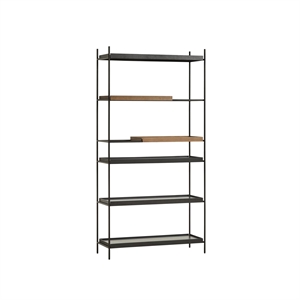 Woud Tray Configuration 23 Hyldesystem Høj Sort/Valnød