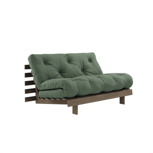 Karup Roots Sovesofa 140x200 Carob Brown/756 Olive Green