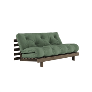 Karup Roots Sovesofa 160x200 Carob Brown/756 Olive Green